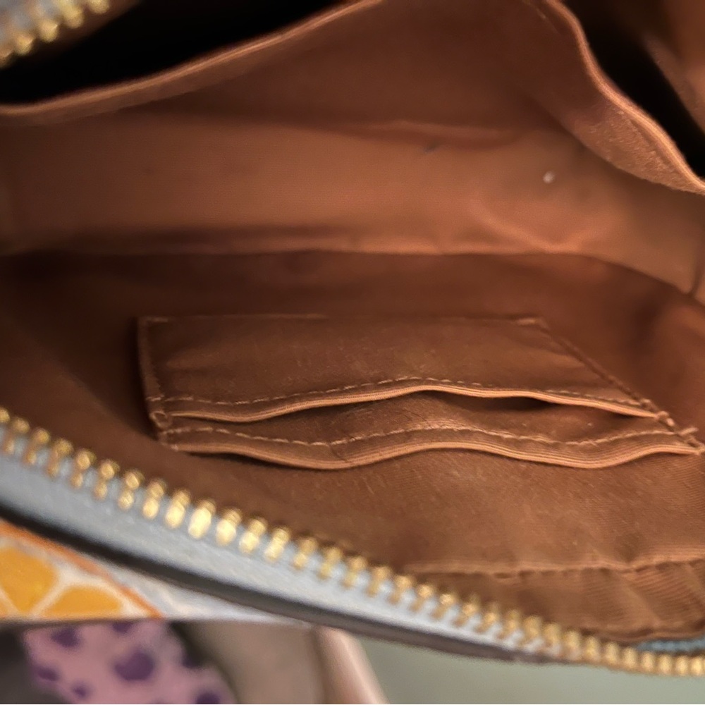 Coach Orange Print Crossbody Bag - Picture 9 of 9